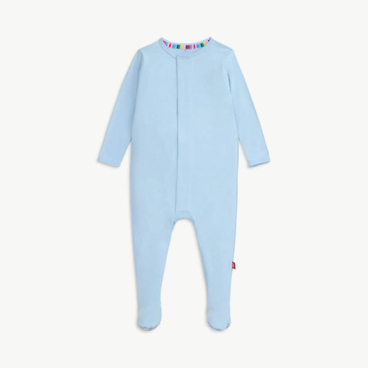Baby Blue Footie - Sunny Meadow Boutique