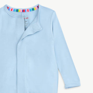 Baby Blue Footie - Sunny Meadow Boutique
