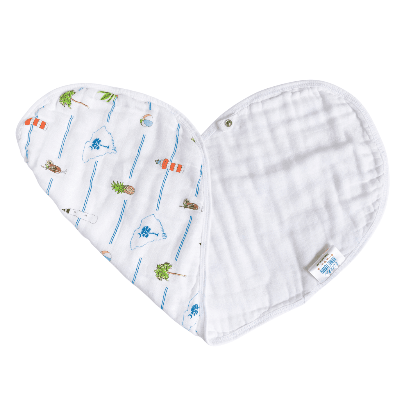 Baby Burp Cloth & Bib Combo: South Carolina - Sunny Meadow Boutique