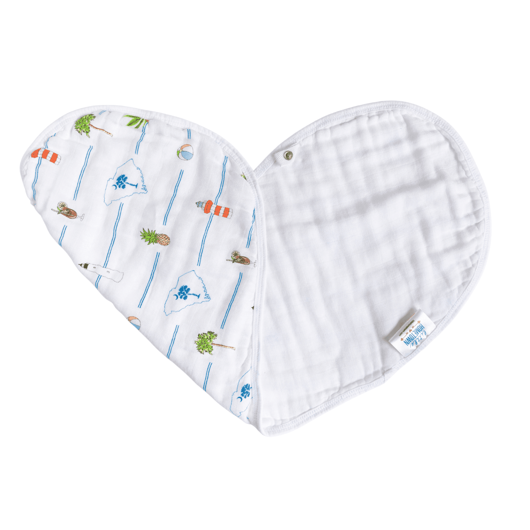 Baby Burp Cloth & Bib Combo: South Carolina - Sunny Meadow Boutique