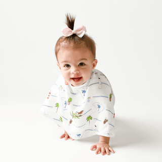 Baby Burp Cloth & Bib Combo: South Carolina - Sunny Meadow Boutique
