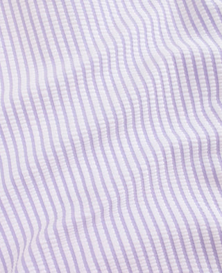 Baby Girls Lavender Seersucker Long Sleeve One Piece Rash Guard - Sunny Meadow Boutique
