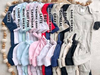 Baby Romper Wholesale Blank - Solids Patterns and Heathers - Sunny Meadow Boutique