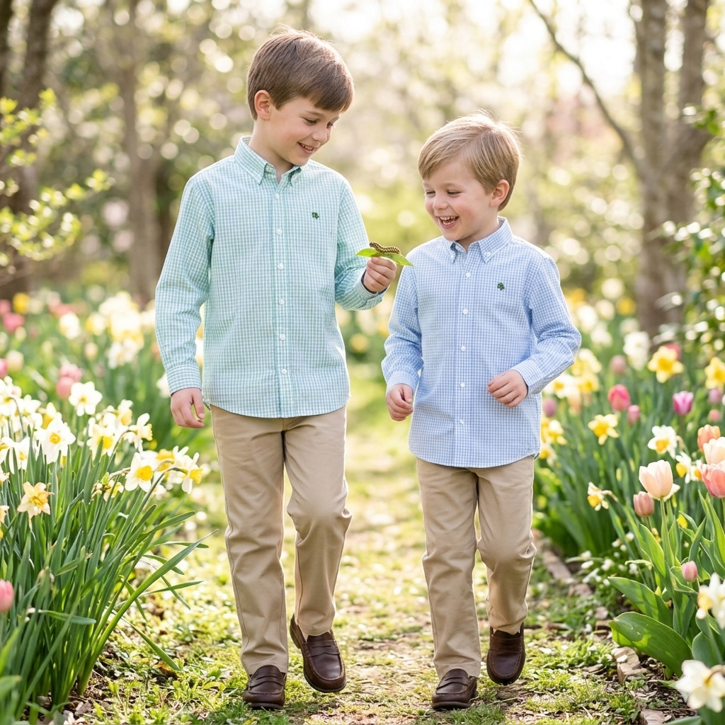 Bailey Boys Button Down Shirt - Sunny Meadow Boutique