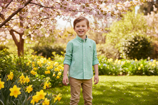 Bailey Boys Button Down Shirt - Sunny Meadow Boutique
