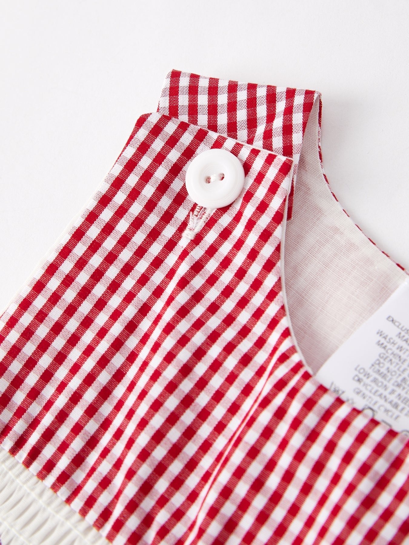 Baseball Baby Boys Smocking Embroidered Plaid Romper - Sunny Meadow Boutique