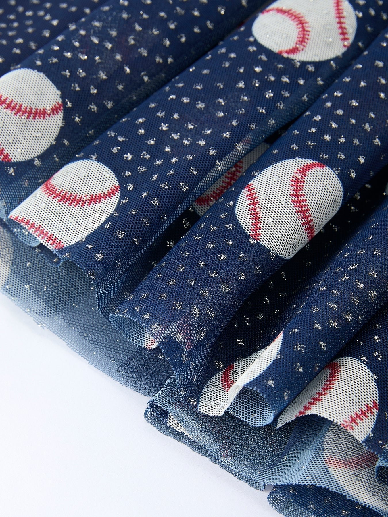 Baseball Theme Sleeveless Bow Strap Girls Dress - Sunny Meadow Boutique