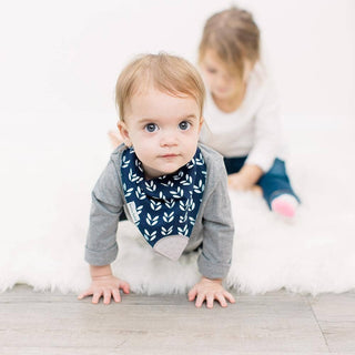 Bazzle Baby Banda Bib with Silicone Teether Attached 4 - pack - Various Colors - Sunny Meadow Boutique