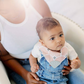 Bazzle Baby Banda Bib with Silicone Teether Attached 4 - pack - Various Colors - Sunny Meadow Boutique