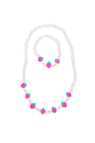 Berry Beautiful Necklace & Bracelet Set - Sunny Meadow Boutique