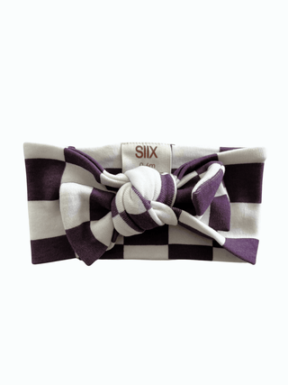 Berry Cheesecake Checkerboard / Organic Bow (Baby - Kids) - Sunny Meadow Boutique