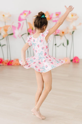 Berry Picnic S/S Twirl Leotard - Sunny Meadow Boutique