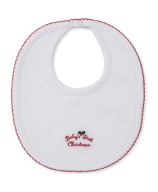 Babys First Christmas Bib