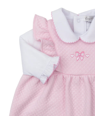 Billow Bows Jacquard Overalls - Sunny Meadow Boutique