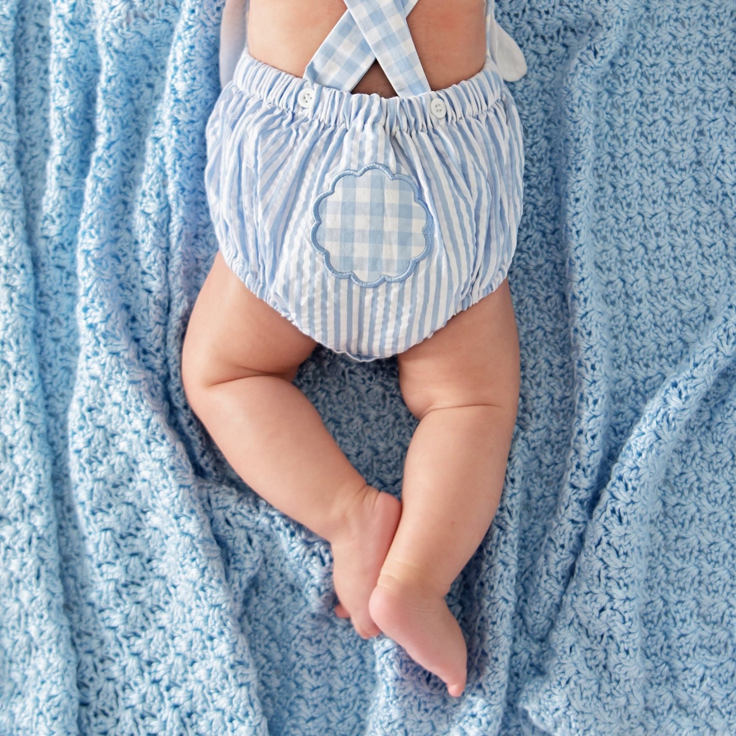 Blue Bunny Sunsuit - Sunny Meadow Boutique