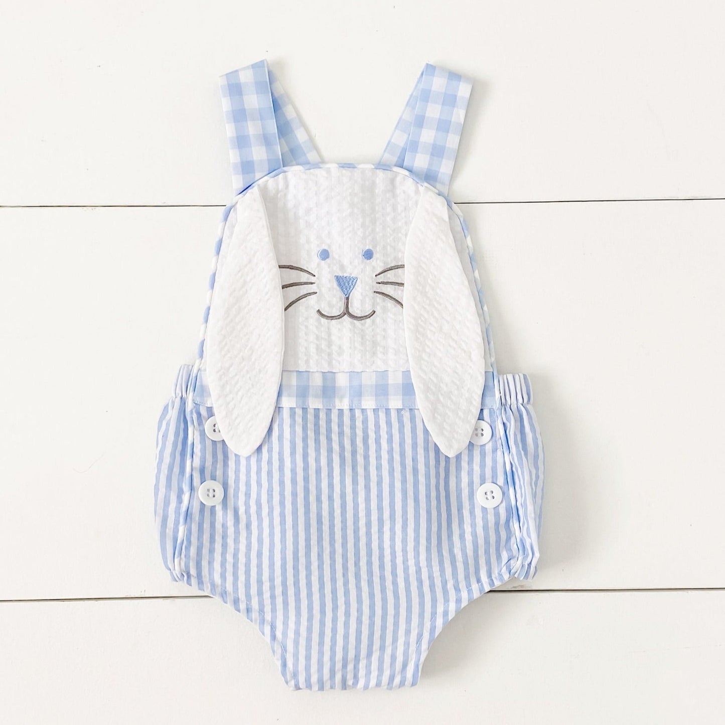 Blue Bunny Sunsuit - Sunny Meadow Boutique