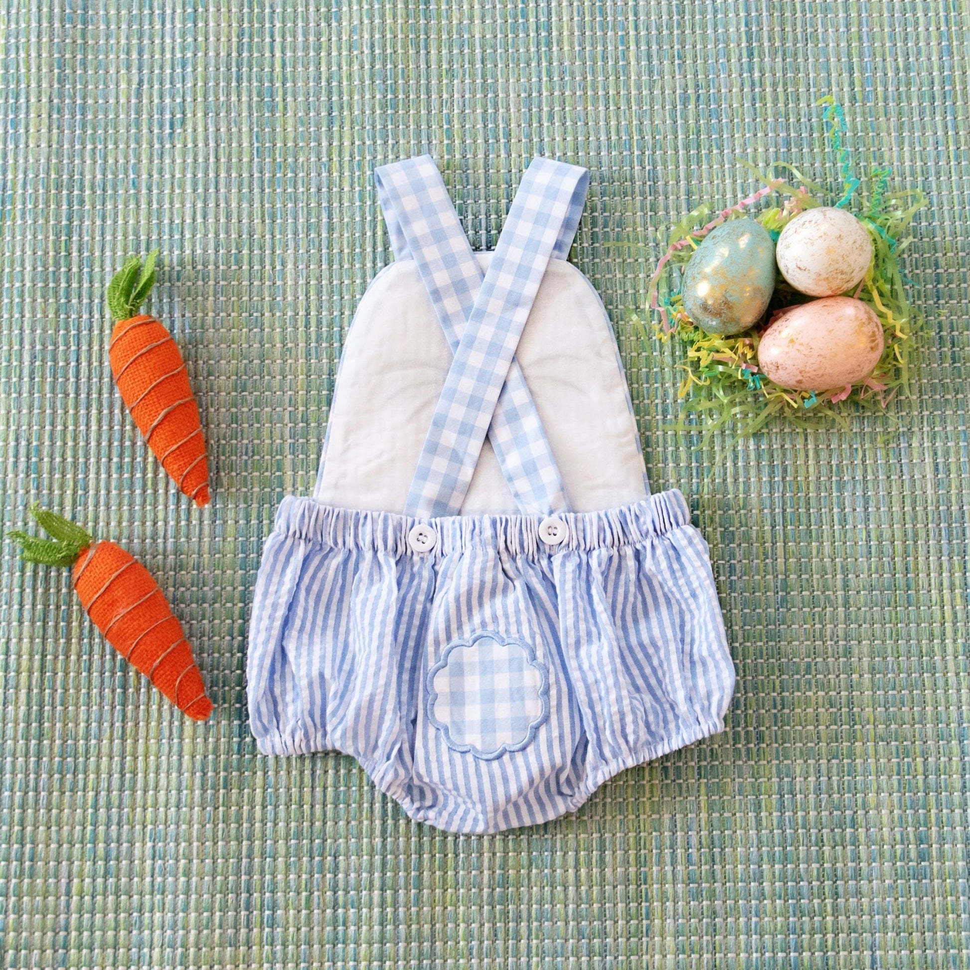Blue Bunny Sunsuit - Sunny Meadow Boutique