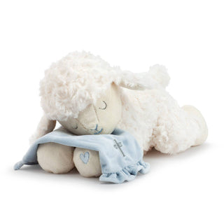 Blue Goodnight Prayer Mechanical Lamb - Sunny Meadow Boutique