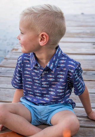 Blue Quail Clothing Co. Freshwater Polo Short Sleeve Shirt - Sunny Meadow Boutique