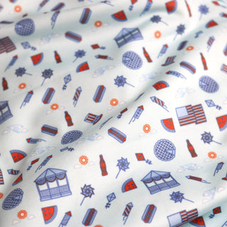 Blue Quail Clothing Co. Stars & Stripes Polo Short Sleeve Romper - Sunny Meadow Boutique