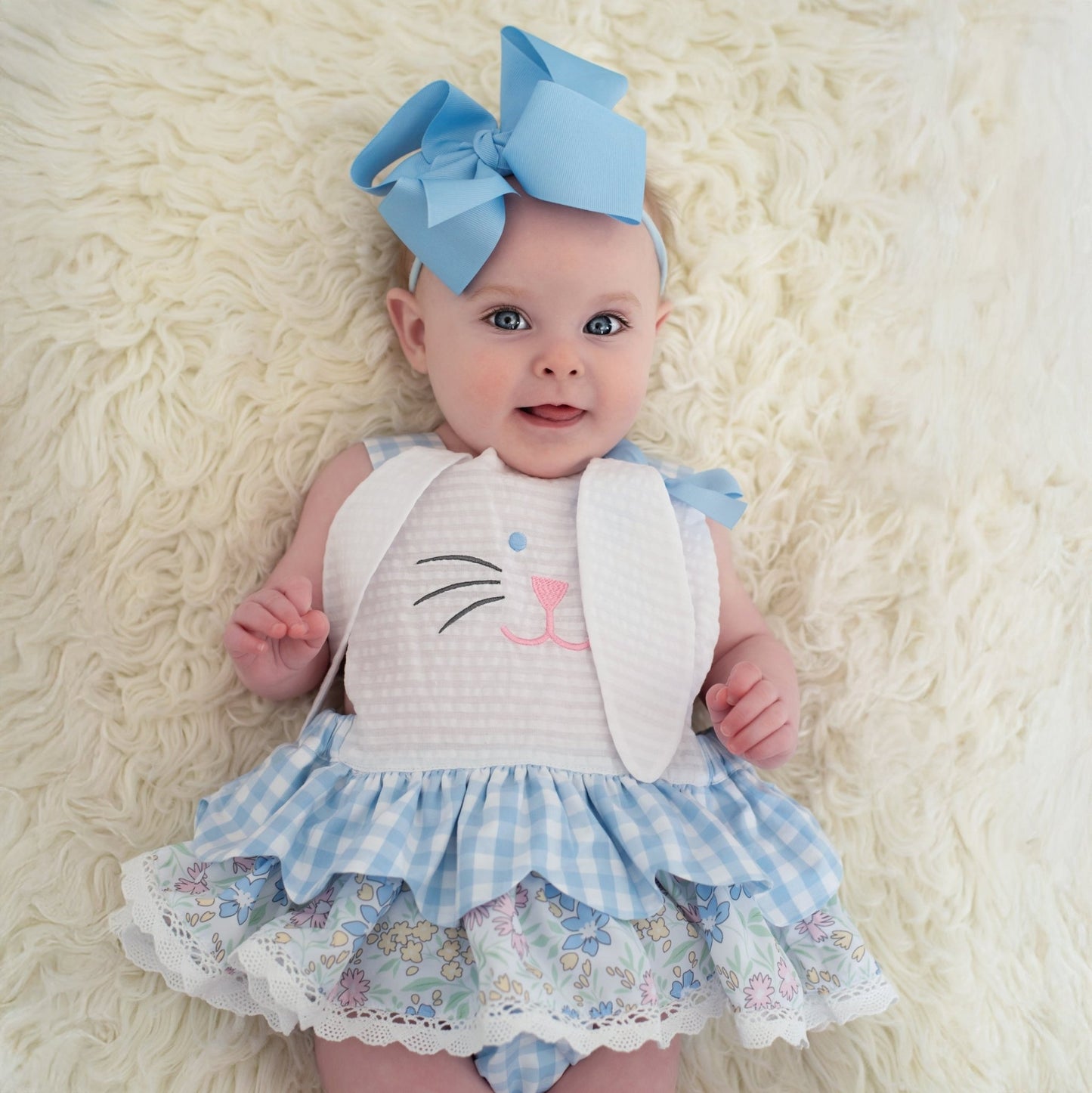 Blue Skirted Bunny Bubble - Sunny Meadow Boutique