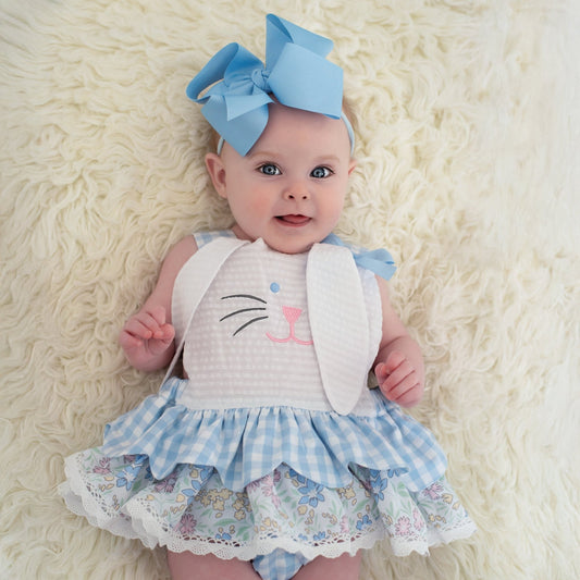 Blue Skirted Bunny Bubble - Sunny Meadow Boutique