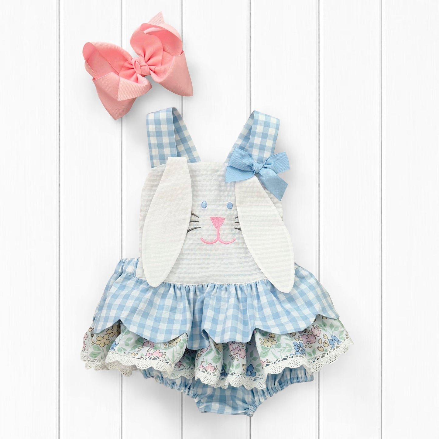 Blue Skirted Bunny Bubble - Sunny Meadow Boutique