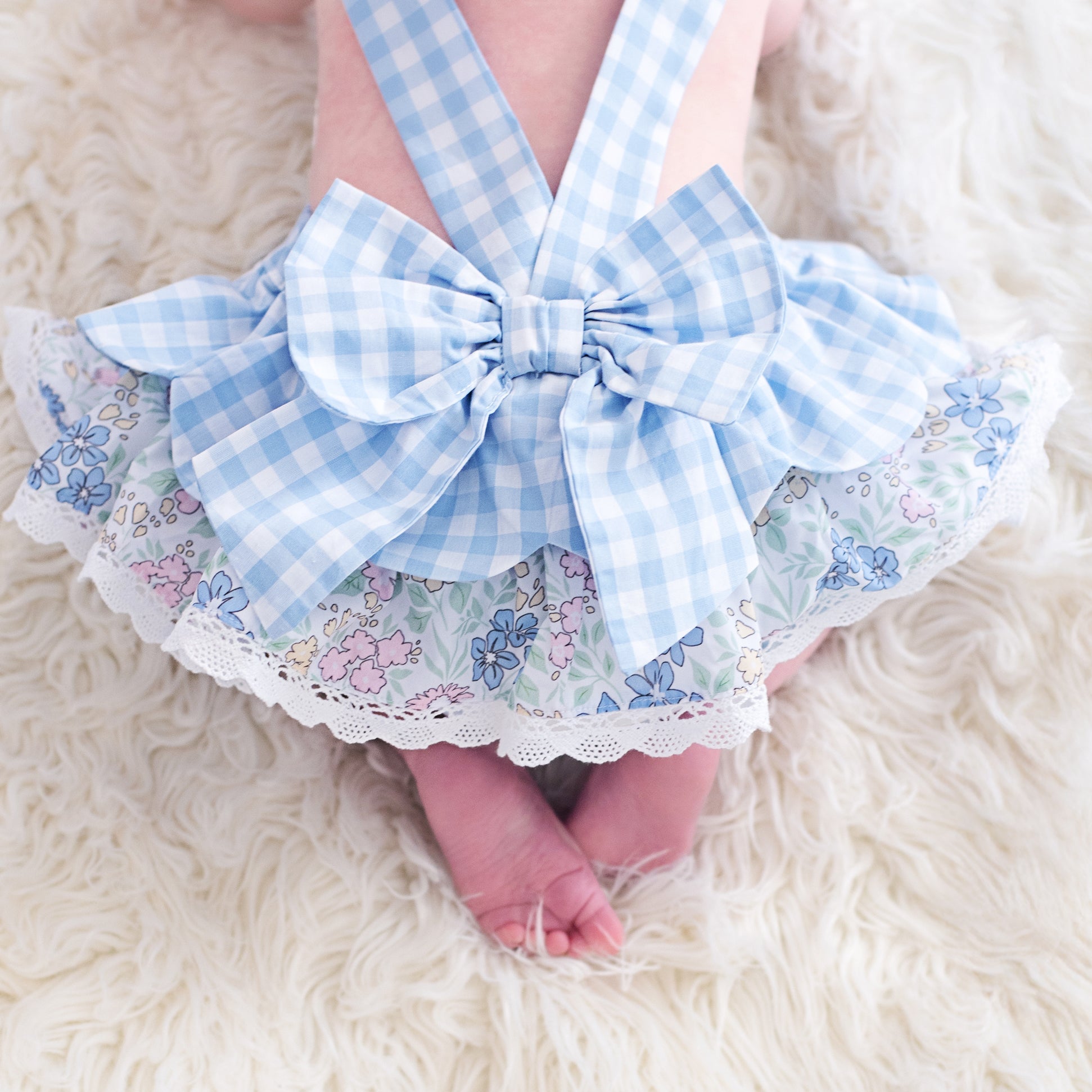 Blue Skirted Bunny Bubble - Sunny Meadow Boutique
