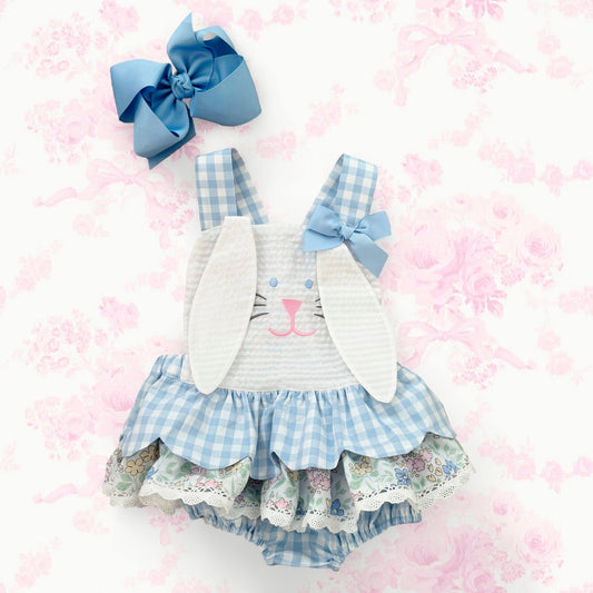Blue Skirted Bunny Bubble - Sunny Meadow Boutique
