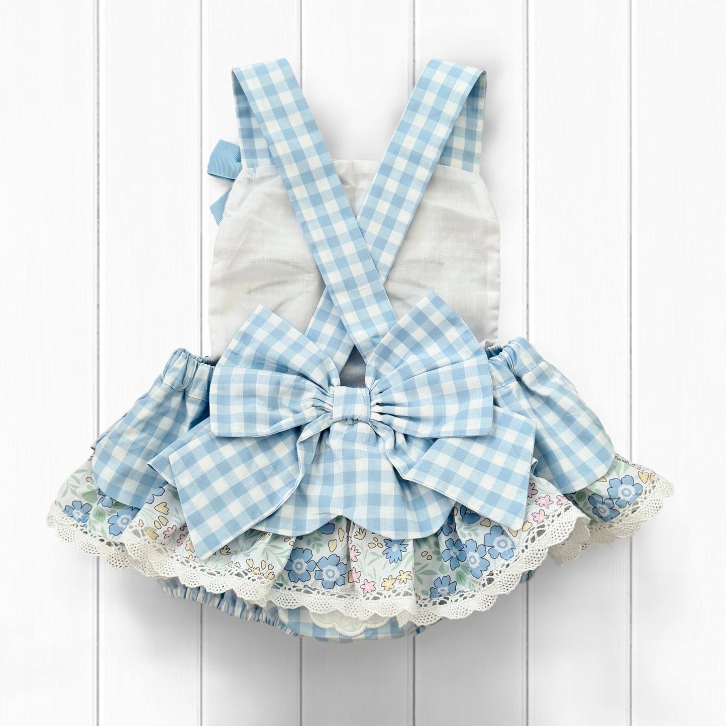 Blue Skirted Bunny Bubble - Sunny Meadow Boutique