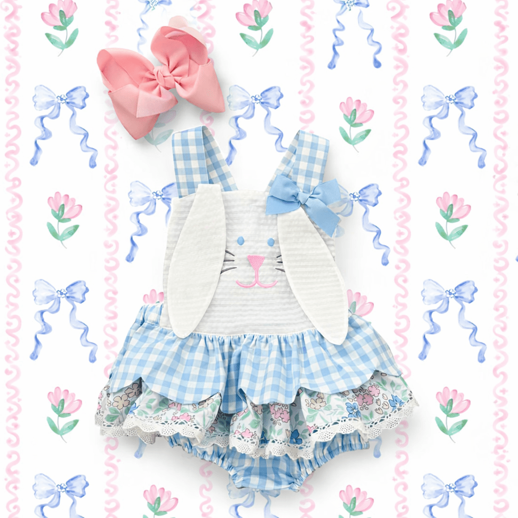Blue Skirted Bunny Bubble - Sunny Meadow Boutique