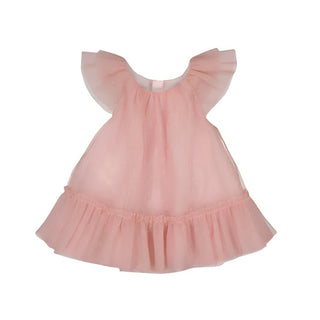 Blush Flutter Tulle Dress - Sunny Meadow Boutique