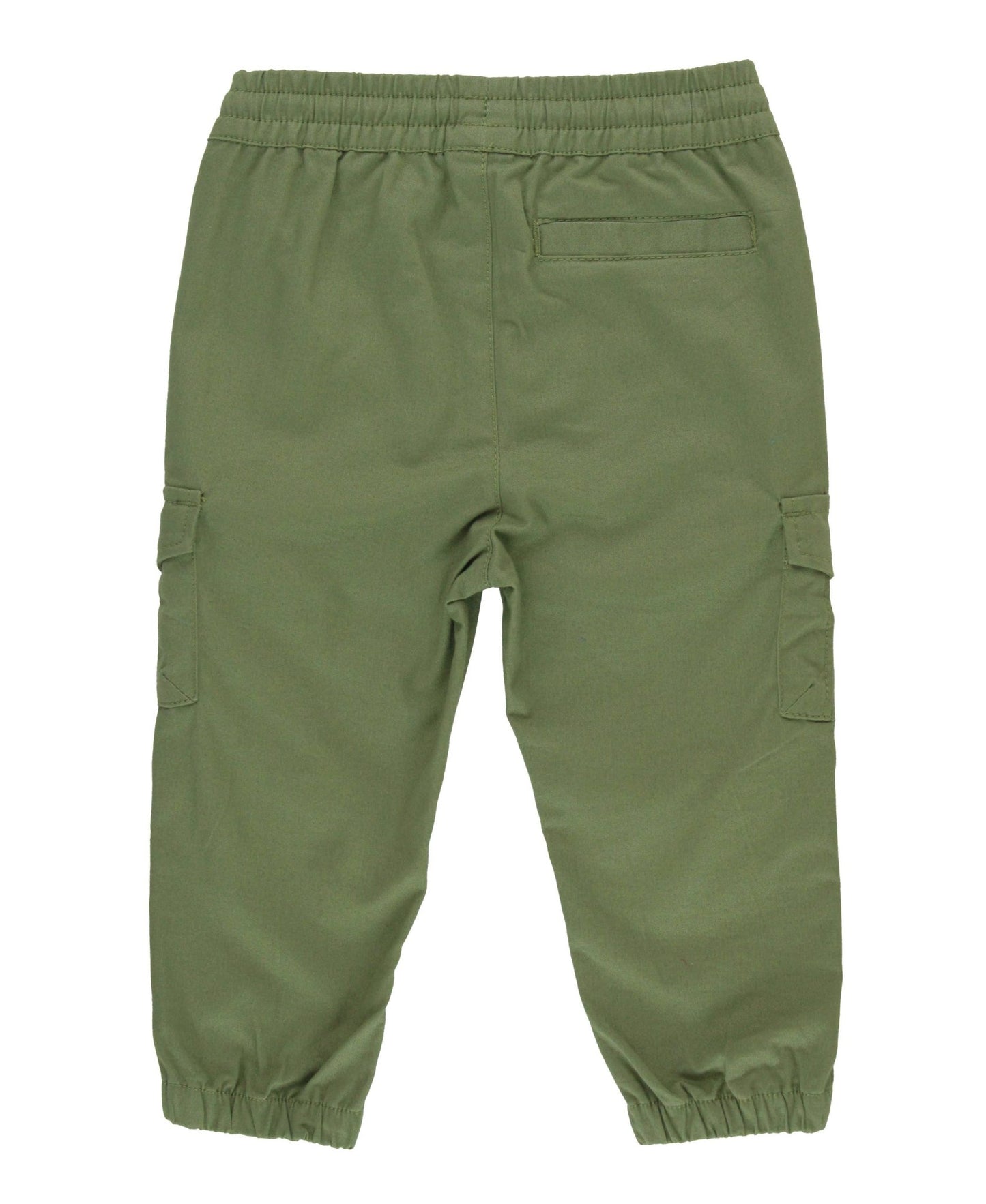 Boys Dusty Olive Slim Cargo Joggers - Sunny Meadow Boutique
