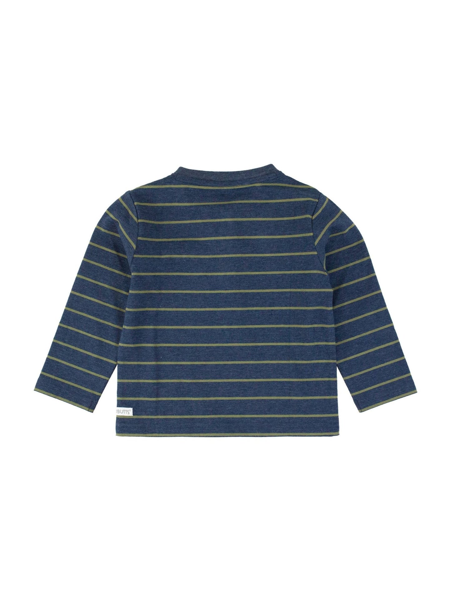 Boys Dusty Olive Stripe Knit Long Sleeve Henley Tee - Sunny Meadow Boutique