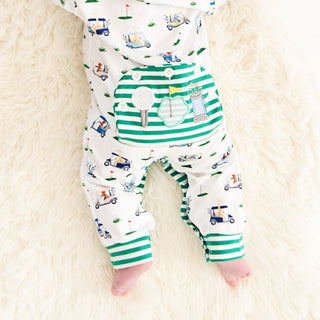 Boys Fairway Golf Romper - Sunny Meadow Boutique