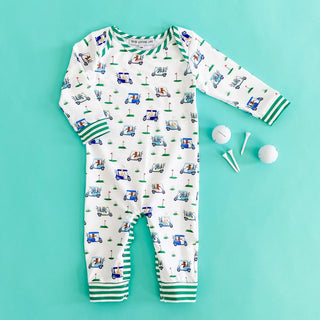 Boys Fairway Golf Romper - Sunny Meadow Boutique