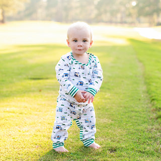 Boys Fairway Golf Romper - Sunny Meadow Boutique
