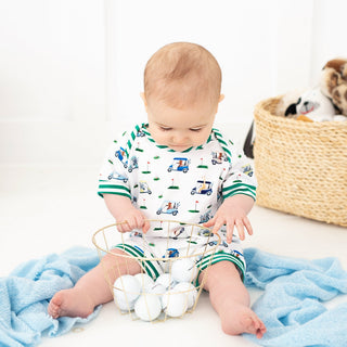 Boys Fairway Shortie Golf Romper - Sunny Meadow Boutique