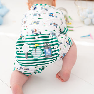 Boys Fairway Shortie Golf Romper - Sunny Meadow Boutique