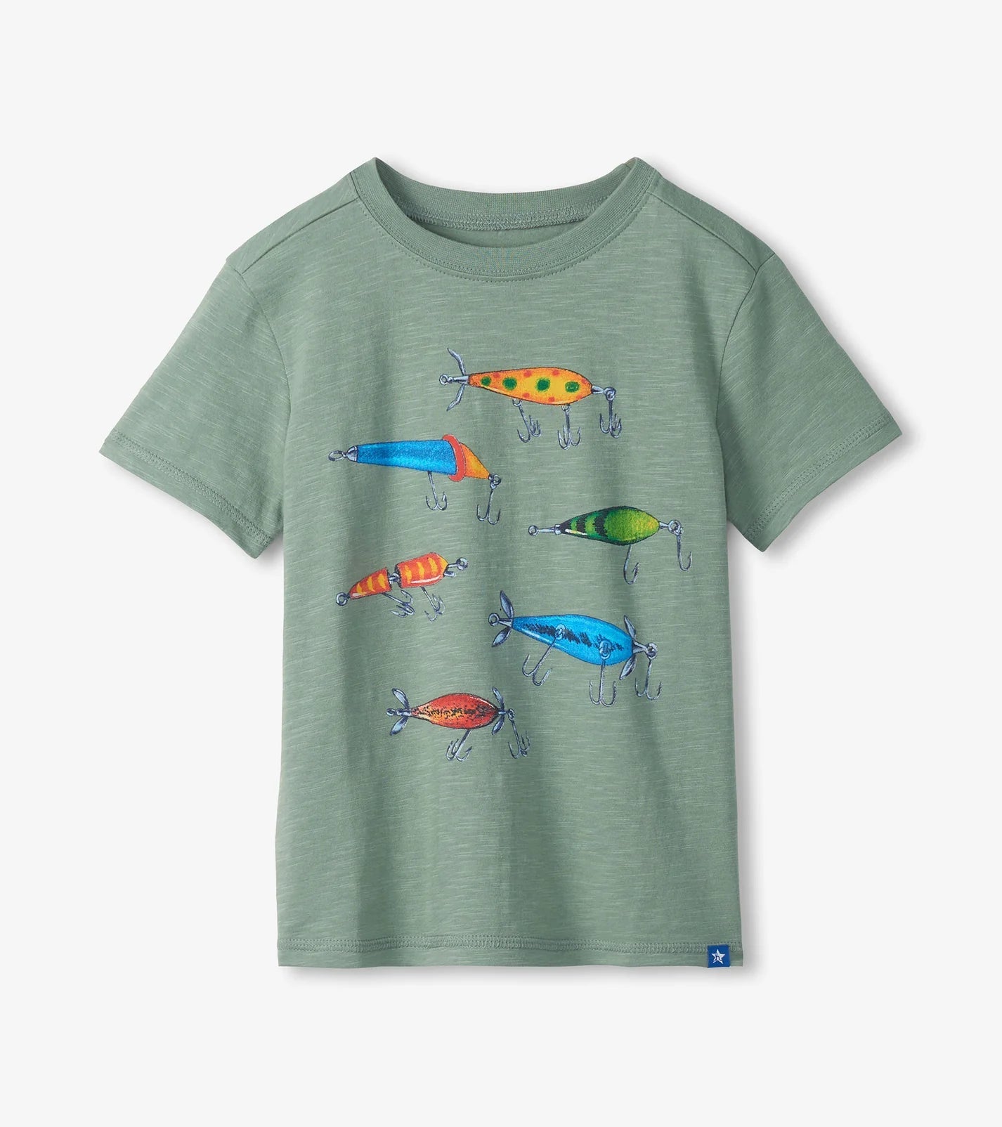 Boys Fishing Lures Graphic Tee - Sunny Meadow Boutique