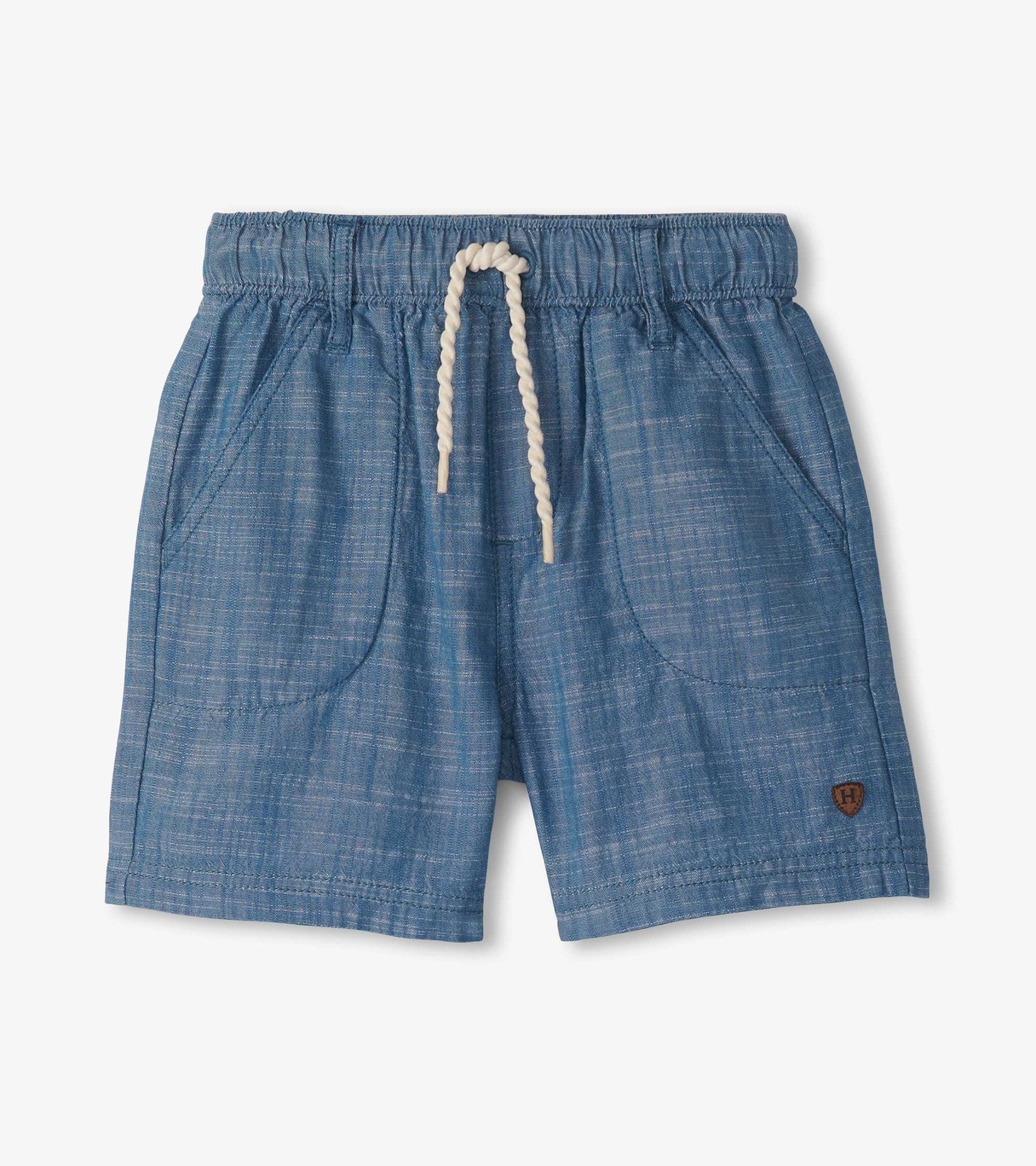 Boys Indigo Woven Shorts - Sunny Meadow Boutique