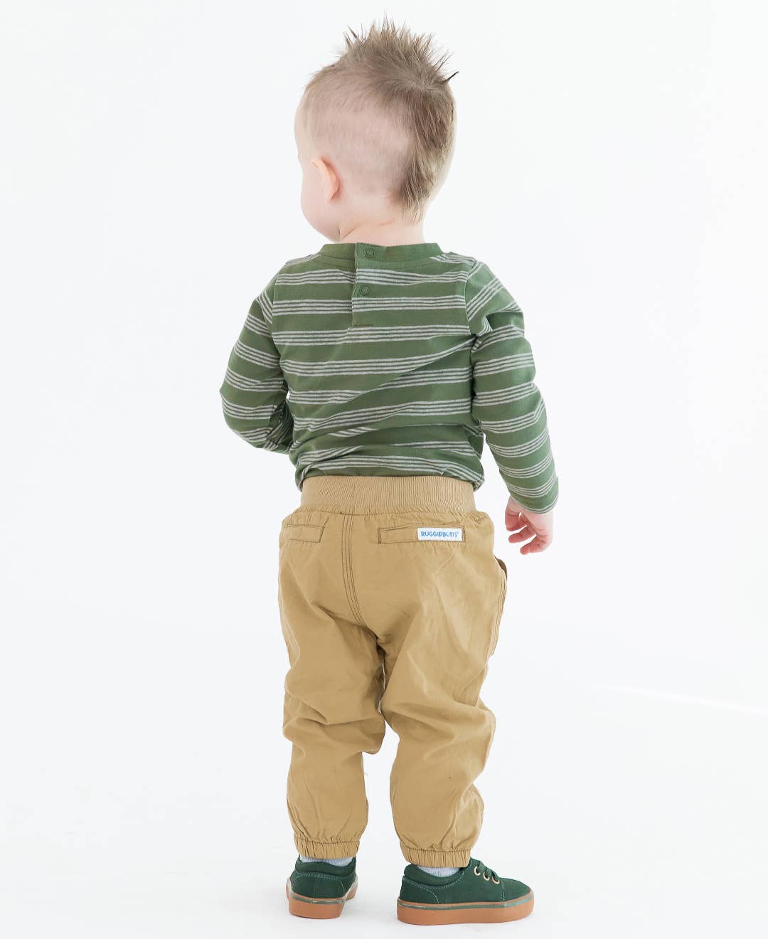 Boys Khaki Chino Jogger Pant - Sunny Meadow Boutique