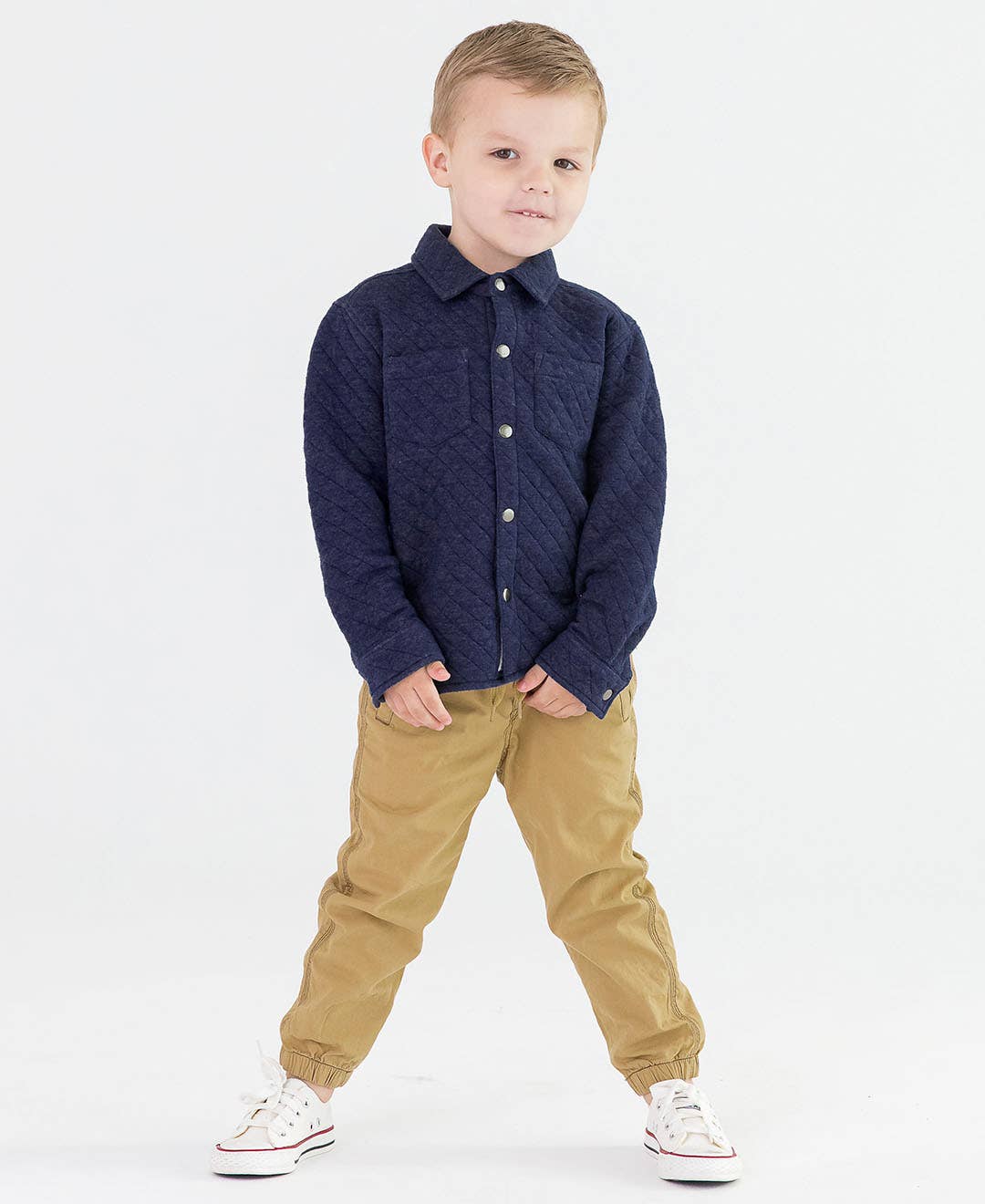 Boys Khaki Chino Jogger Pant - Sunny Meadow Boutique