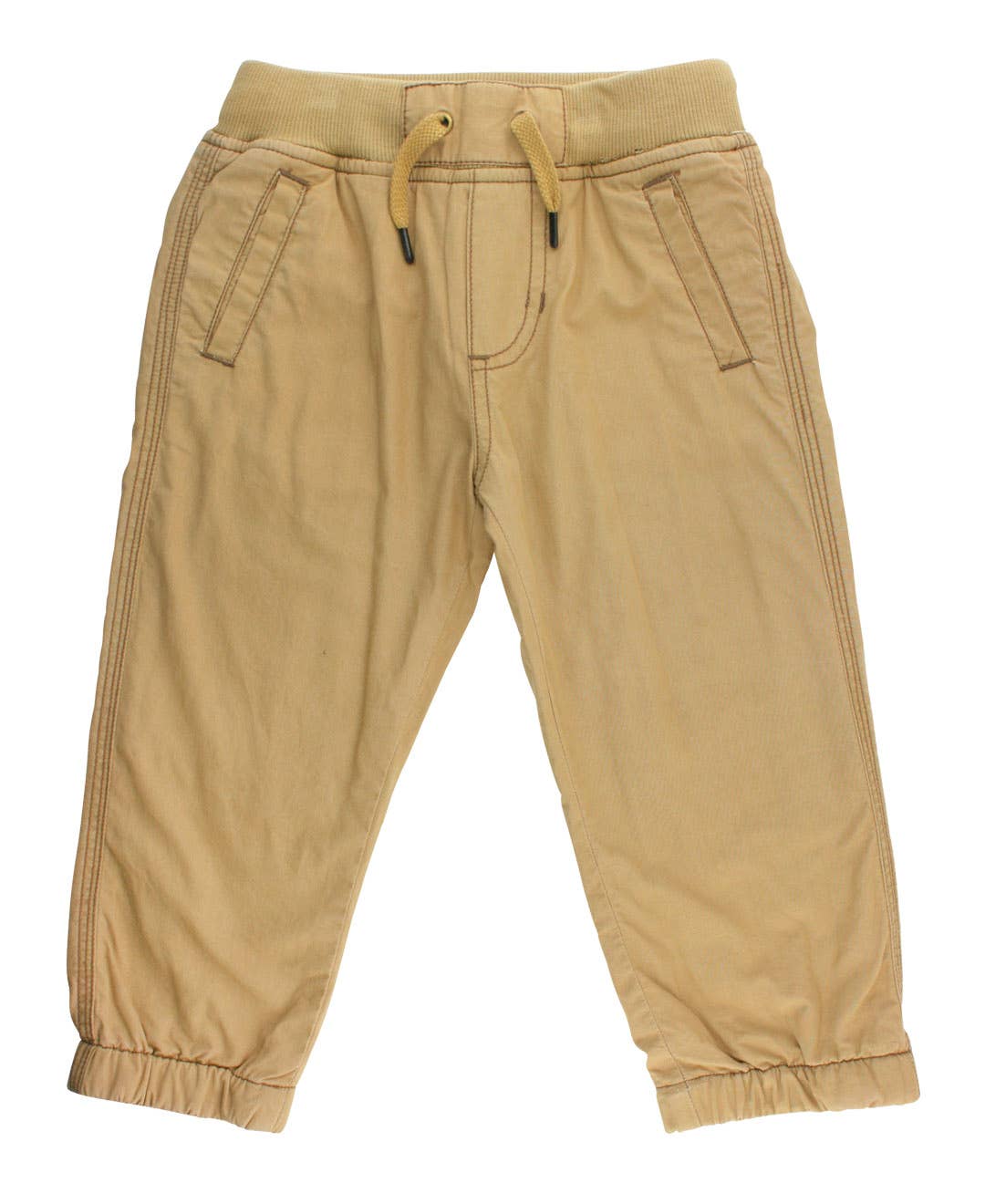 Boys Khaki Chino Jogger Pant - Sunny Meadow Boutique