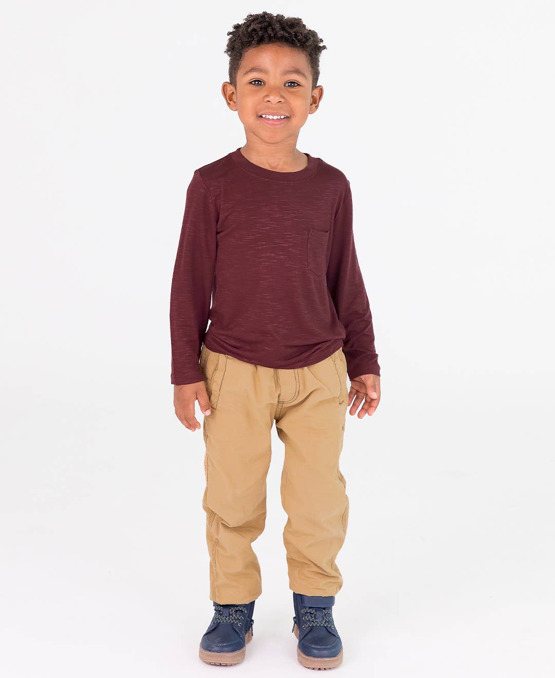 Boys Khaki Chino Jogger Pant - Sunny Meadow Boutique