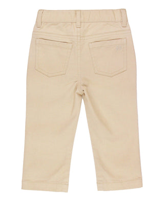 Boys Khaki Stretch Chino Pants - Sunny Meadow Boutique