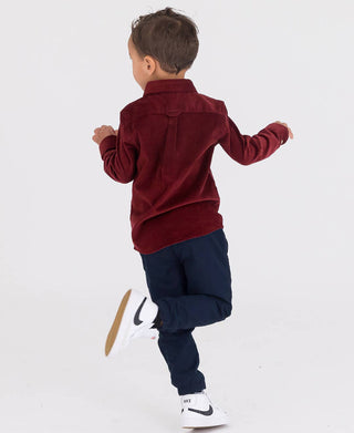 Boys Navy Chino Jogger Pant - Sunny Meadow Boutique