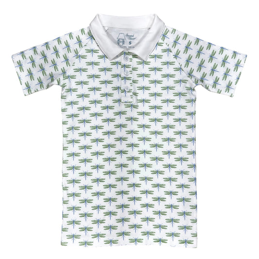 Boys Short Sleeve Pima Polo - Sunny Meadow Boutique
