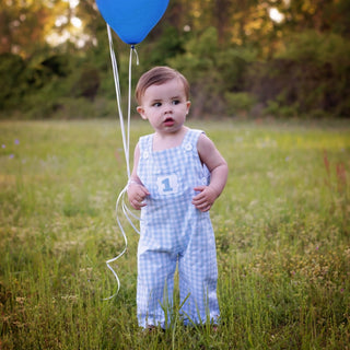 Boys Smocked First Birthday Jon Jon - Sunny Meadow Boutique