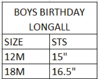 Boys Smocked First Birthday Jon Jon - Sunny Meadow Boutique